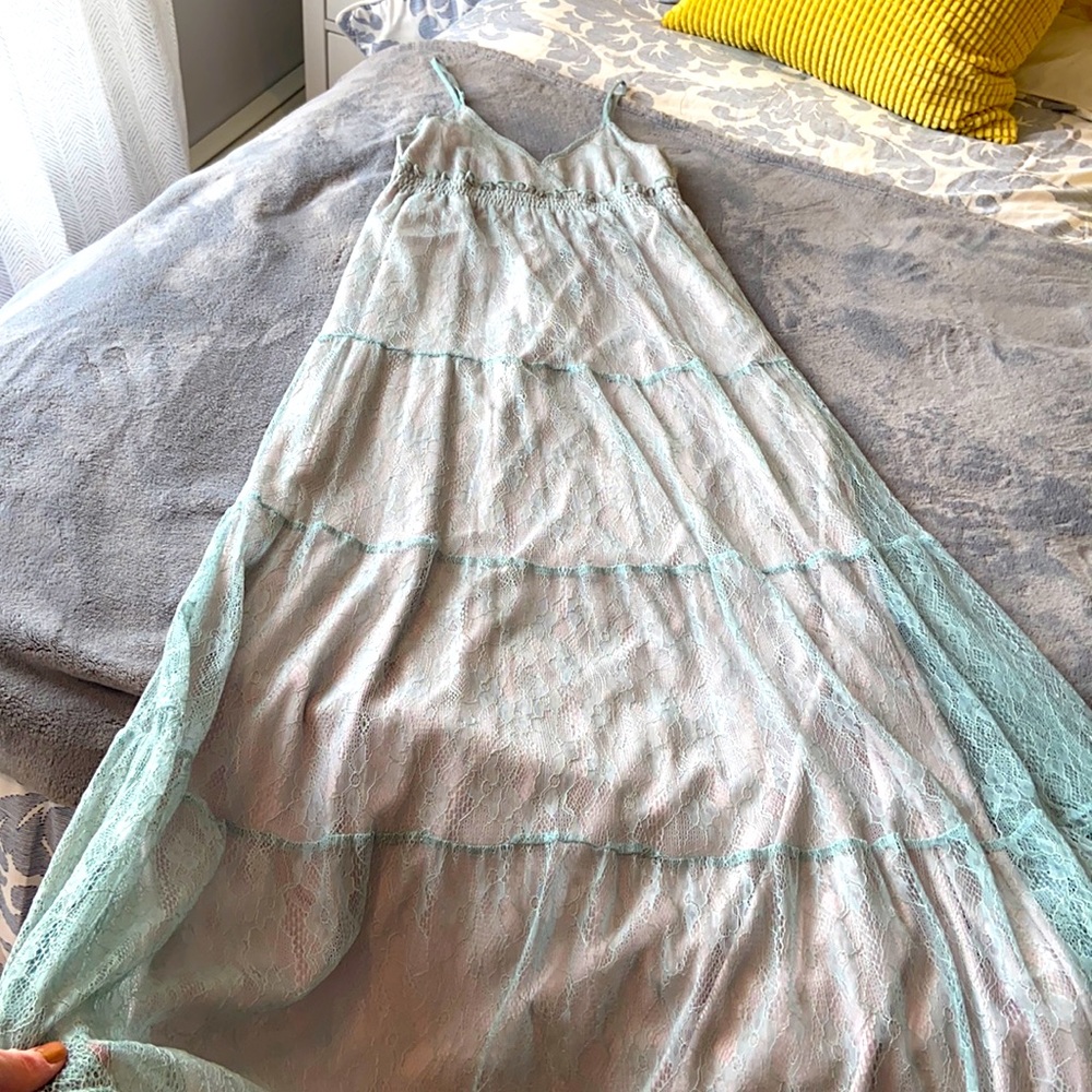 One of my fave dresses. So fun and flowy. Bought at a boutique.
